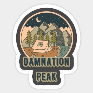 Damnation Peak Sticker